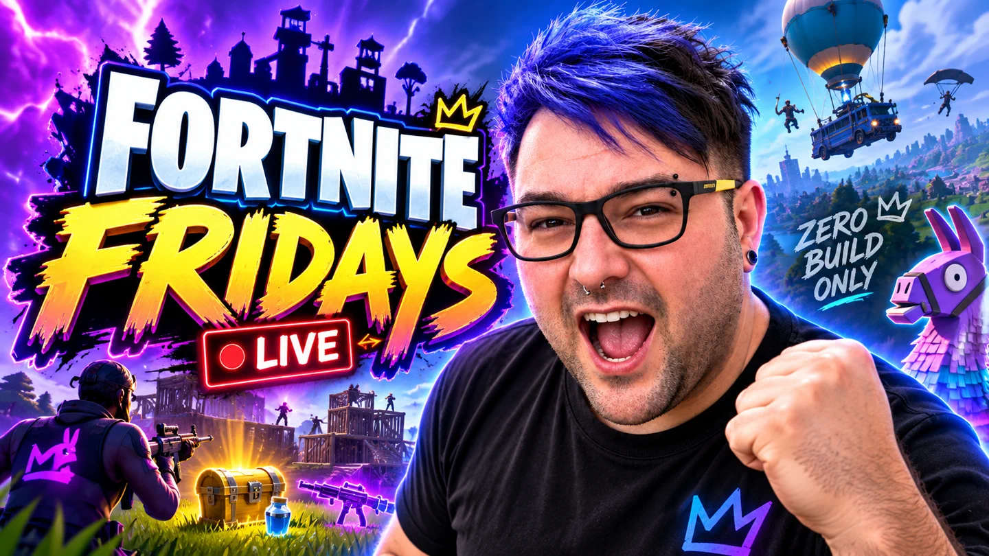 Craig in the Fortnite Fridays live artwork